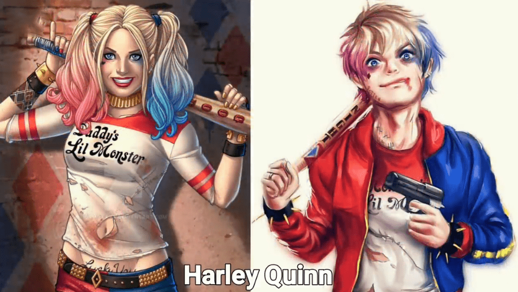 漫威dc英雄性别转换神奇女神成神奇小子蝙蝠侠变大姐大