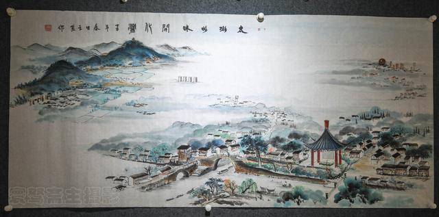 无锡南方泉的画家王刚良,用五年时间的耕耘,画出了壮丽的画卷太湖十八