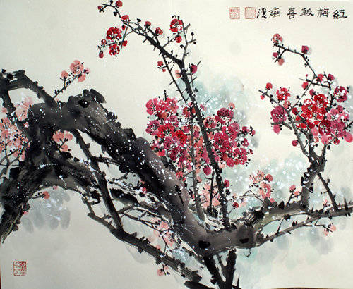 迎中秋,庆国庆——当代著名画家"邱建忠"作品赏析