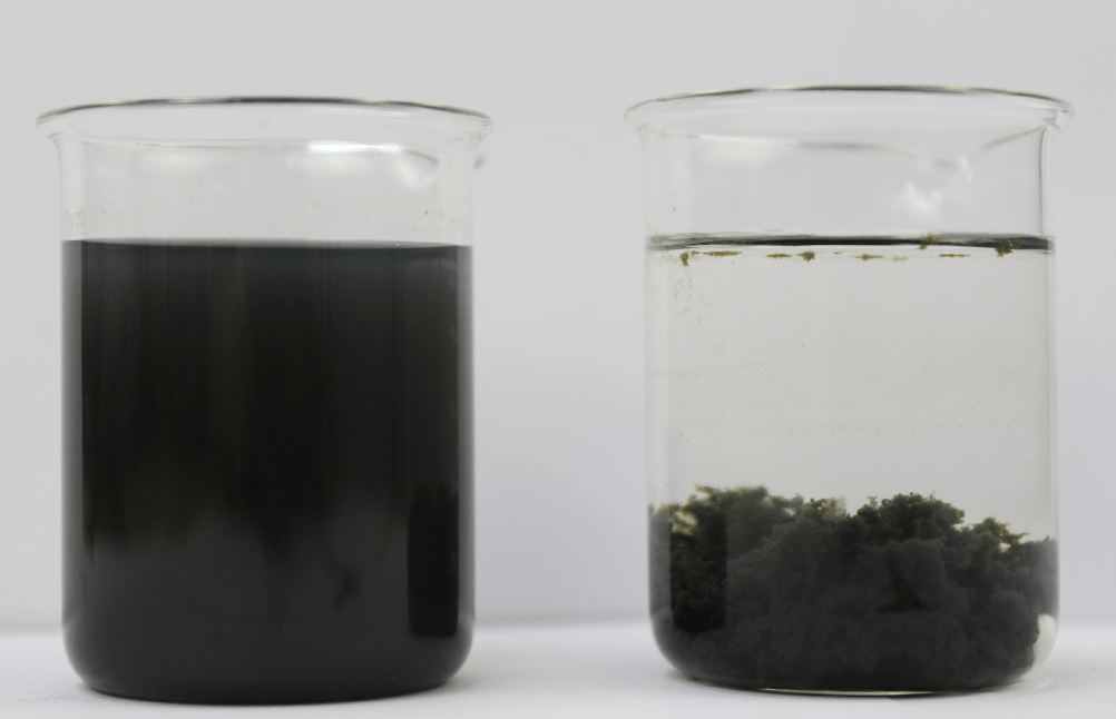 皮革废水脱色剂处理效果太好了