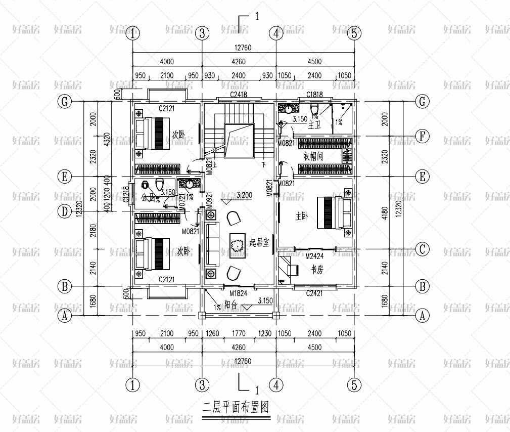 農村自建別墅設計圖紙及效果圖大全