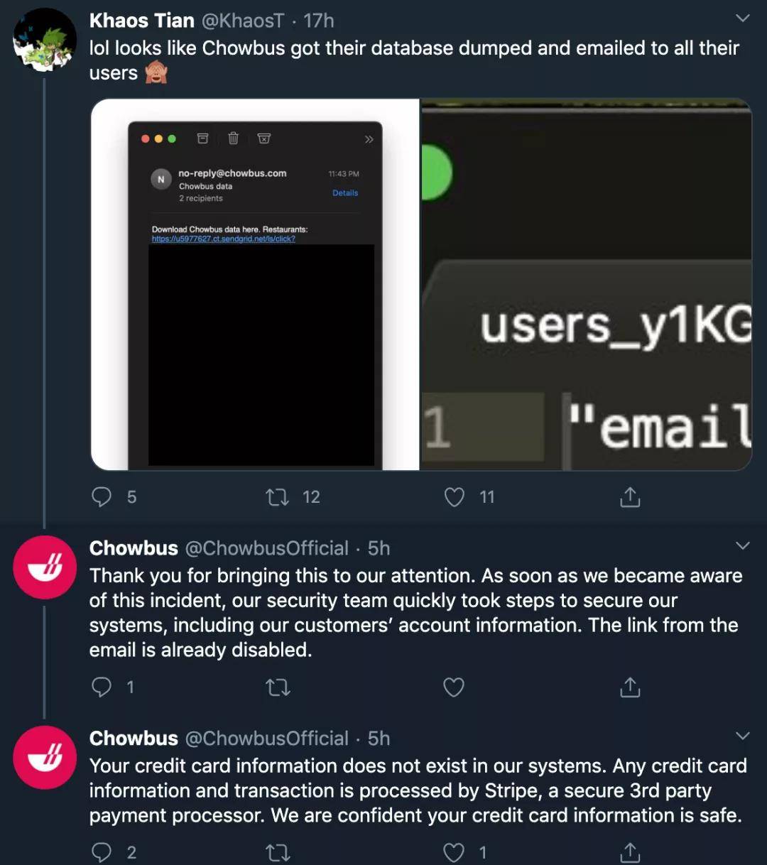 chowbus 官方客服的回复硅星人身边一些 chowbus 的