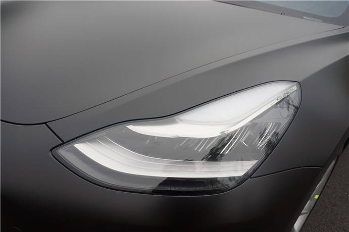 特斯拉改色亚面绸缎黑亚光黑磨砂黑武士