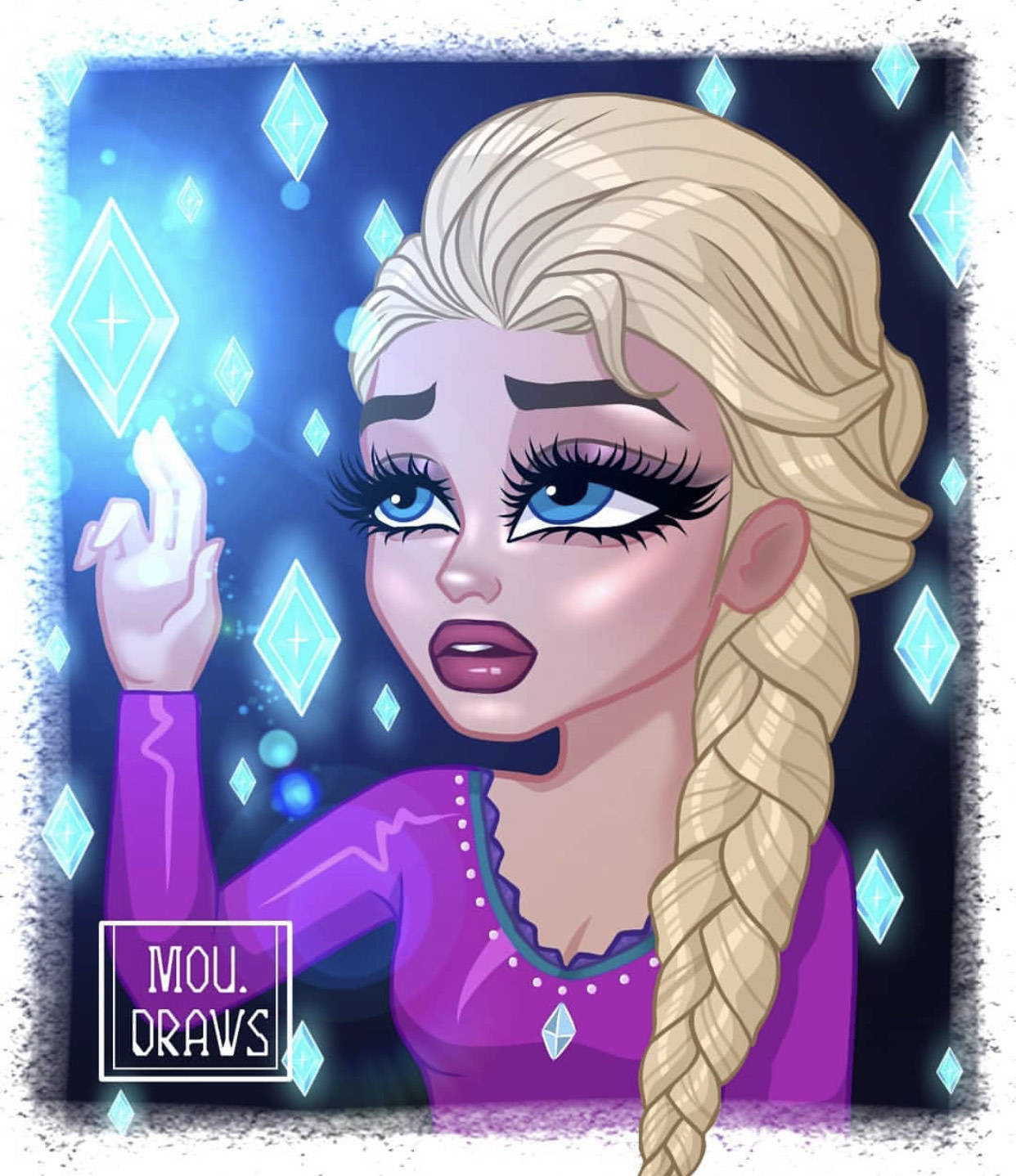 迪士尼公主变整容脸有人觉得可爱有趣有人觉得丑出天际