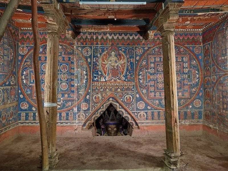 最完整的克什米尔艺术风格壁画不在古格王朝,竟然在这儿?