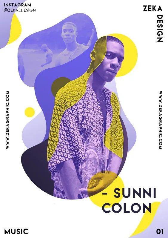 海报设计书籍设计双色调风格能运用到多种设计的领域当中,例如印刷品