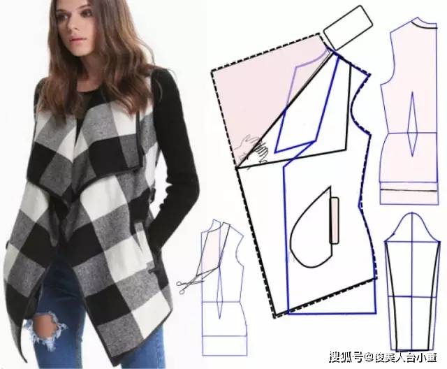 外套|俊美人台小董/国外大牌服装纸样及裁剪图整理推荐
