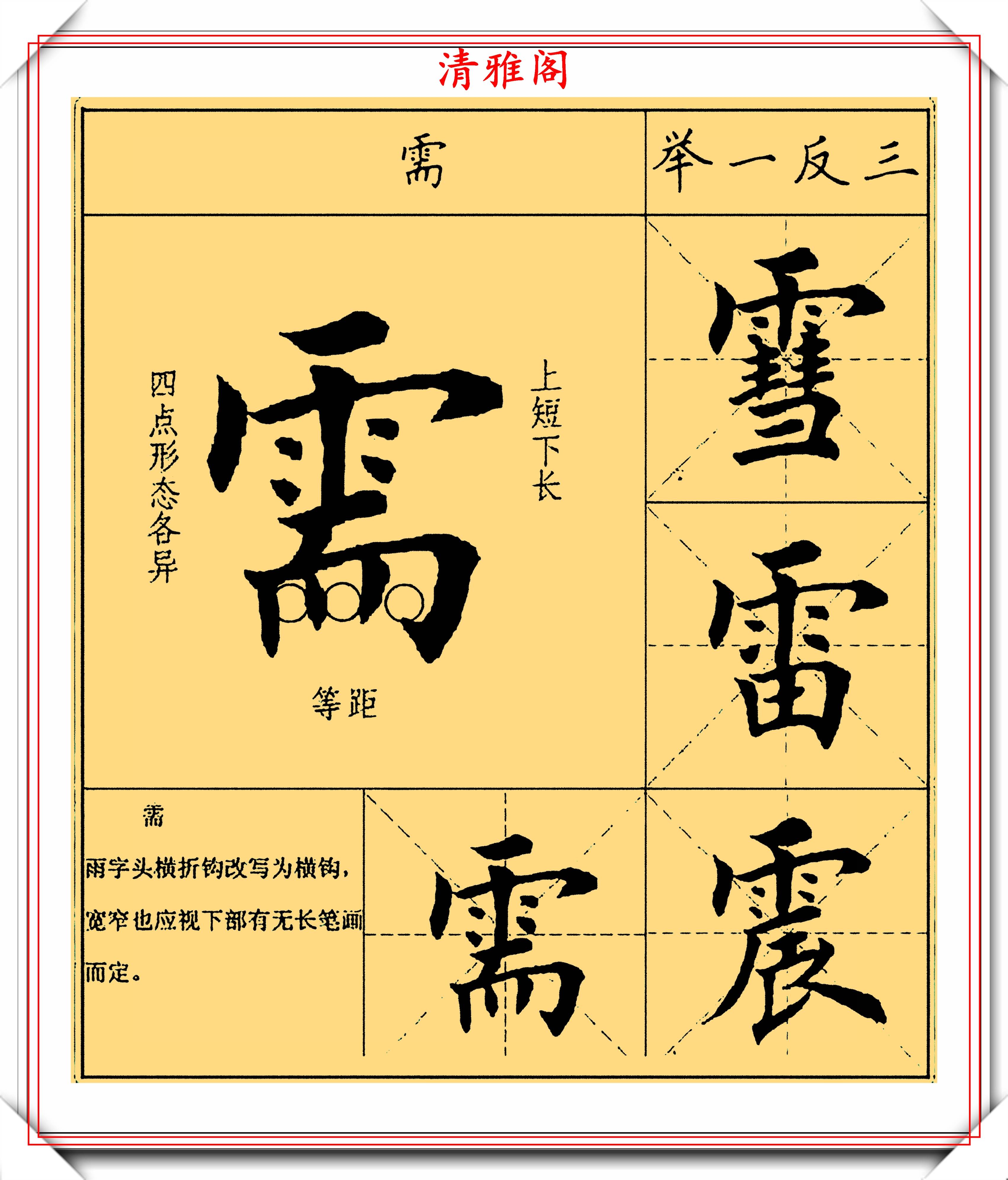 28幅田楷书法,用笔技巧演示字帖欣赏,初学楷书的首选,请收藏