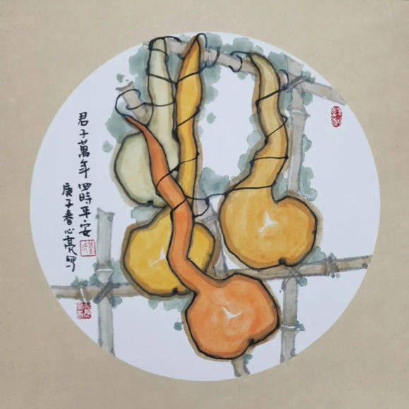 如意葫芦 ——刘心亮葫芦绘画欣赏