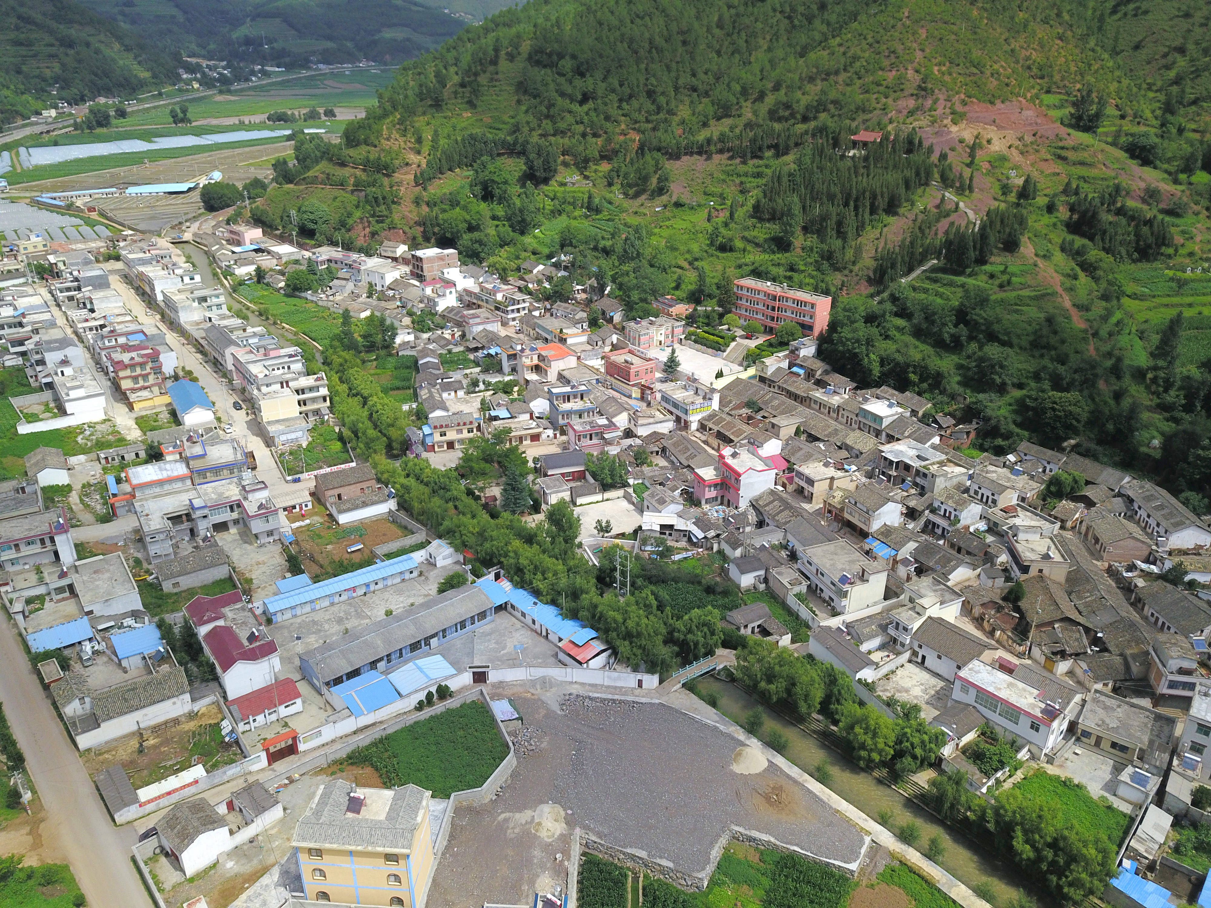 会泽高空下的乡村走进会泽待补镇