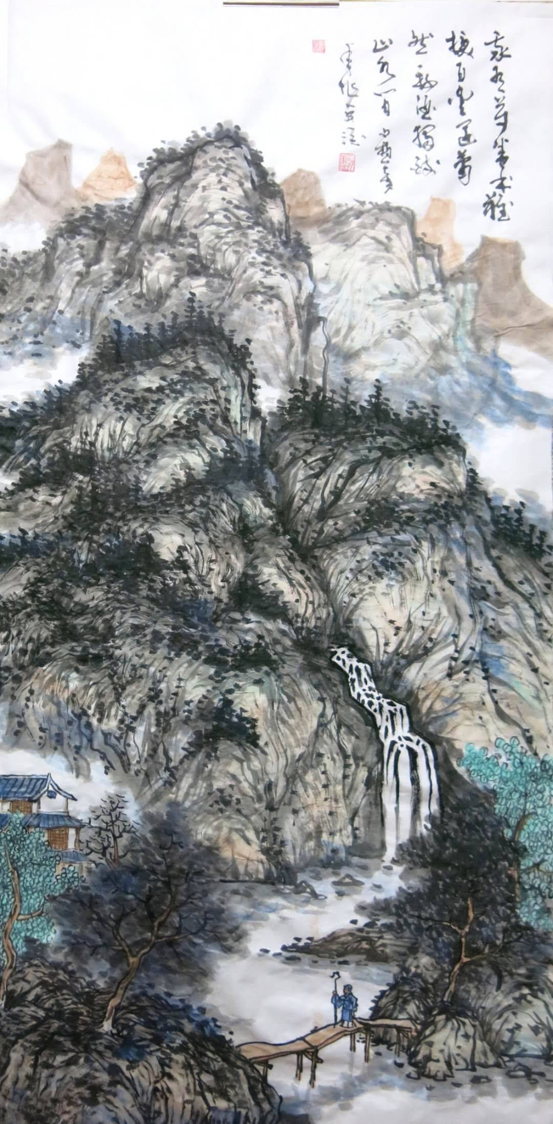 济南青年书画家协会理事刘彬山水画作品欣赏