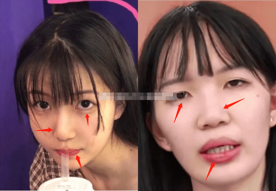 原创00后网红翻车甜美妙龄少女全靠p图直播带货现原形变大妈