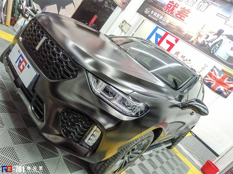 vv7车身改色电光黑rg瑞集改色膜福建泉州加盟