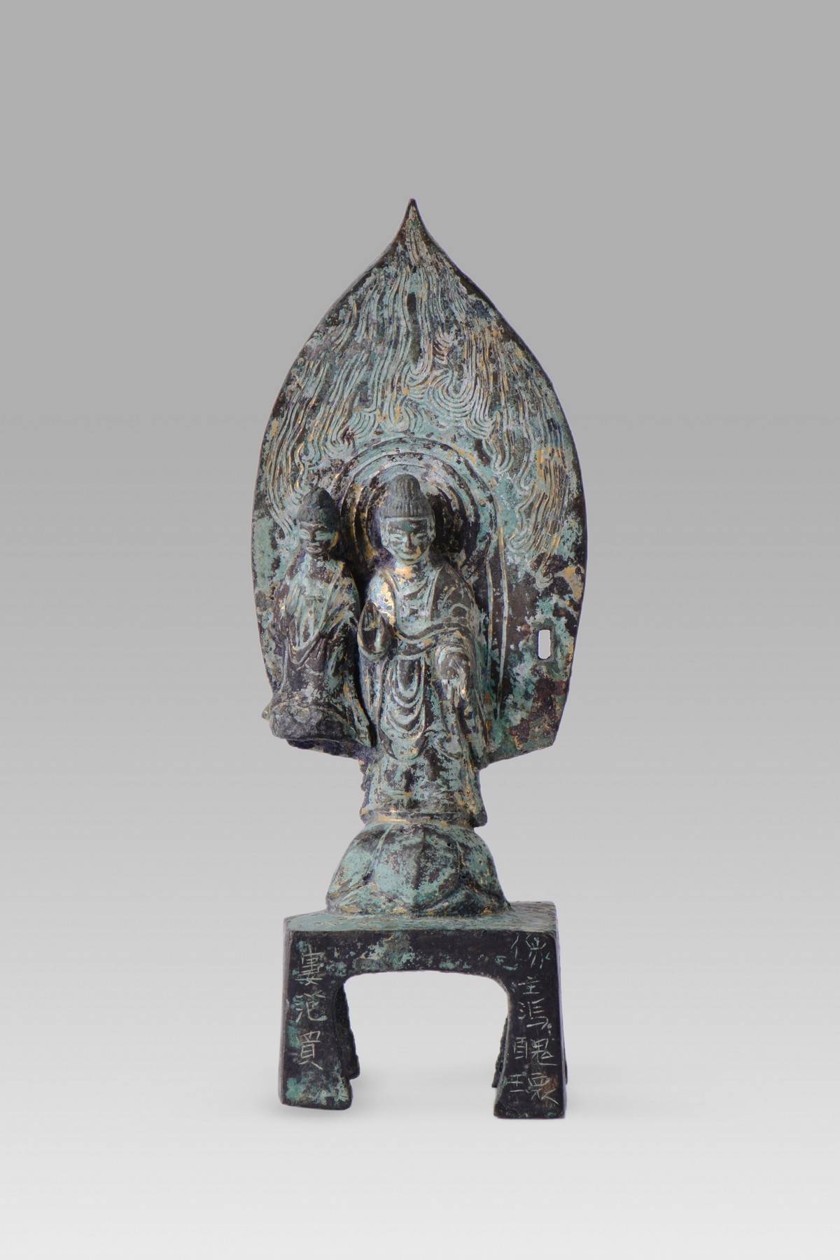 冯贰郎造观世音像 北魏 太昌元年(532年) 通高24厘米,宽9厘米 1983年