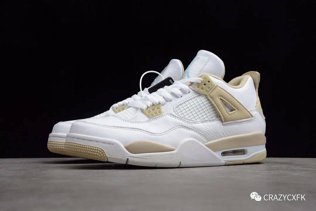 乔丹aj4 沙滩白金 air jordan 4 linen sand 篮球鞋_手机搜狐网