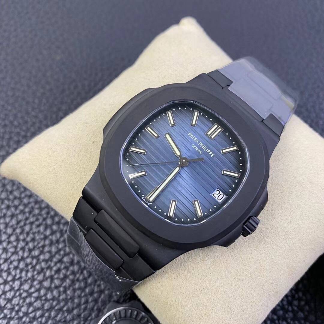 siri说表复刻表评测ppf百达翡丽鹦鹉螺v4版dcl镀黑版金刚石碳涂