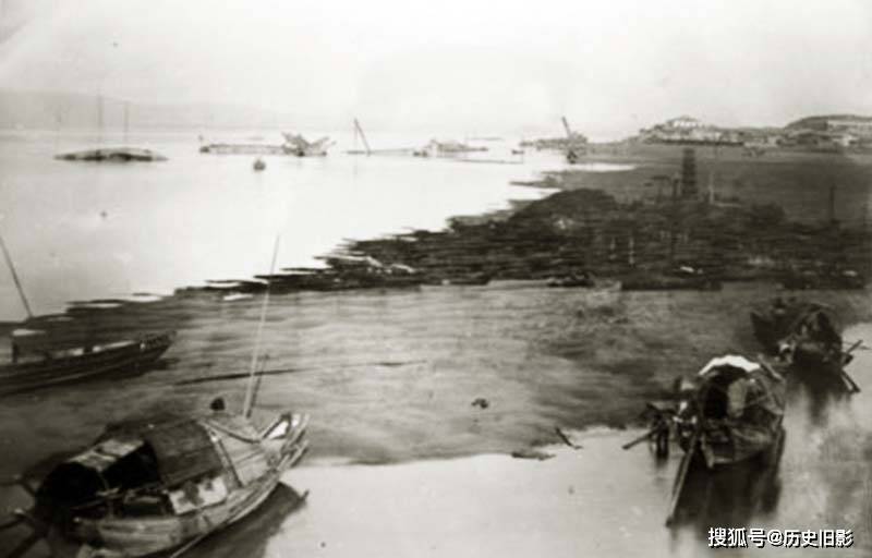 1884年中法马江海战老照片全军覆没的福建舰队