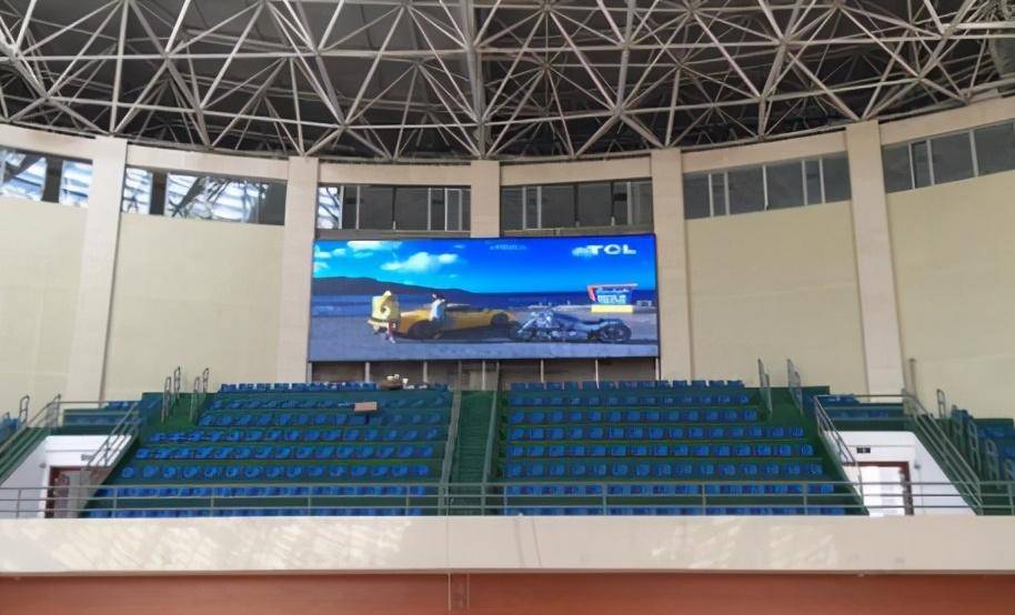 珠海体育场led显示屏实时播放比赛时间
