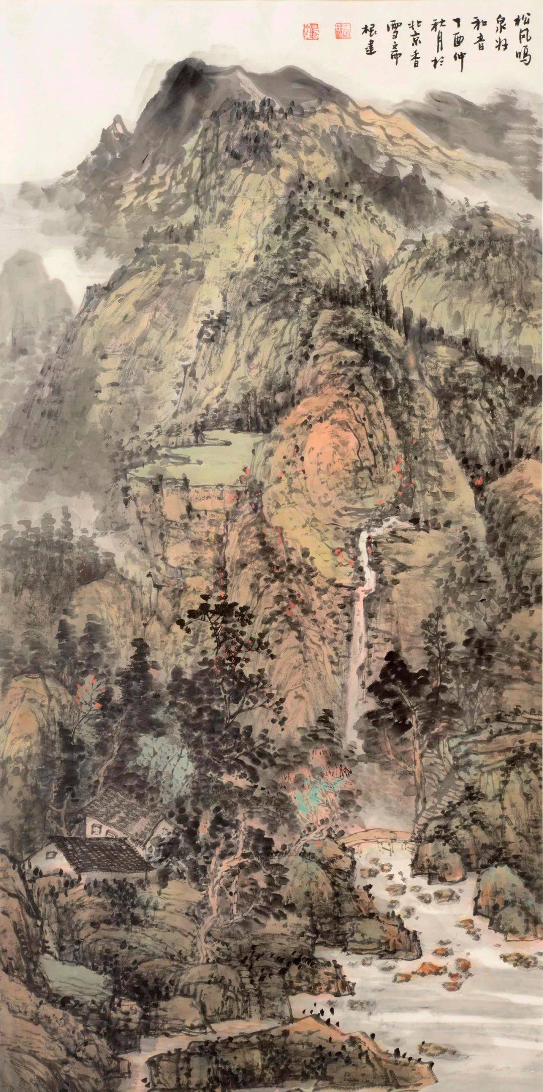 曹根建山水画图片