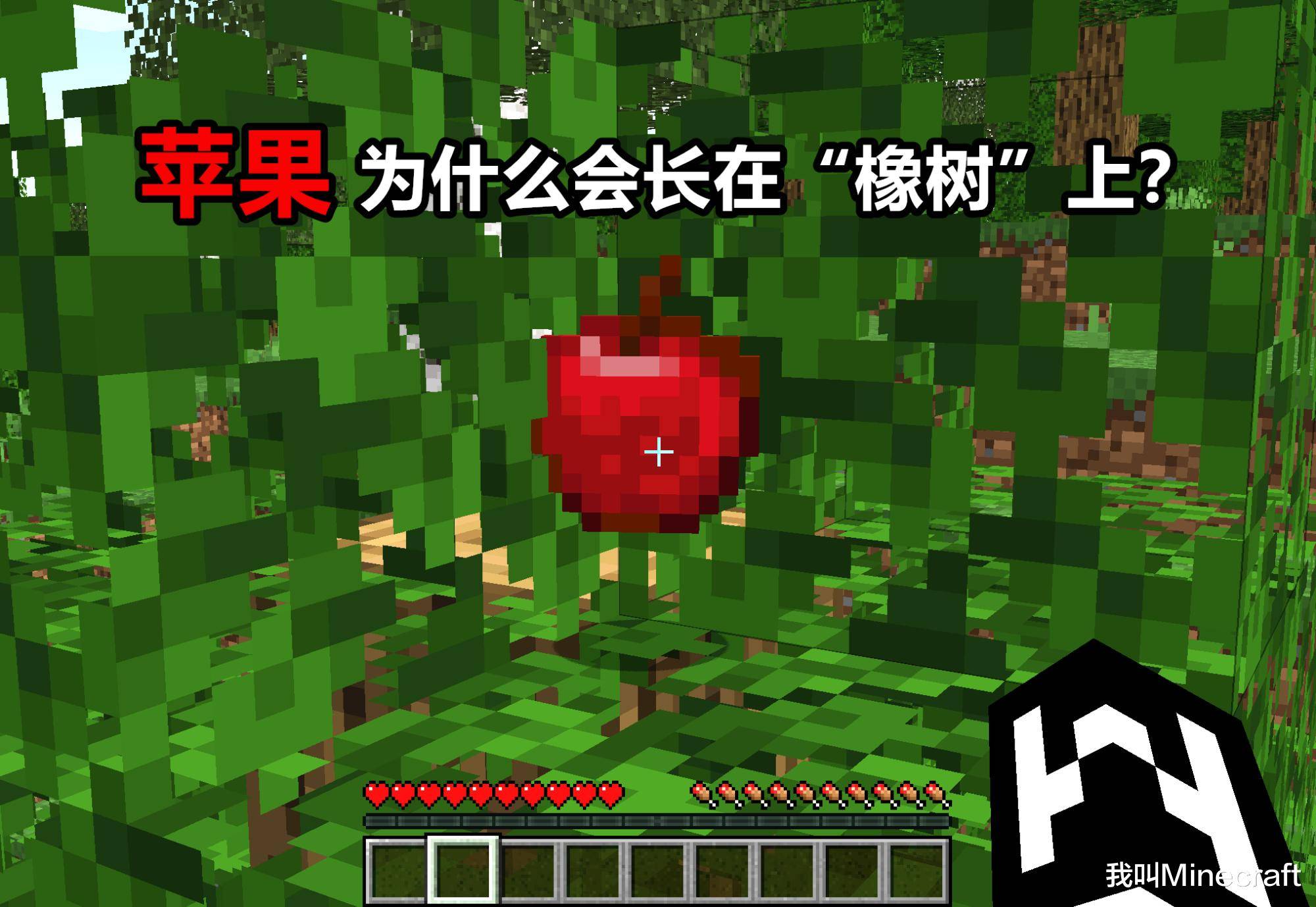原创mc版十万个为什么我的世界为什么苹果会长在橡树上