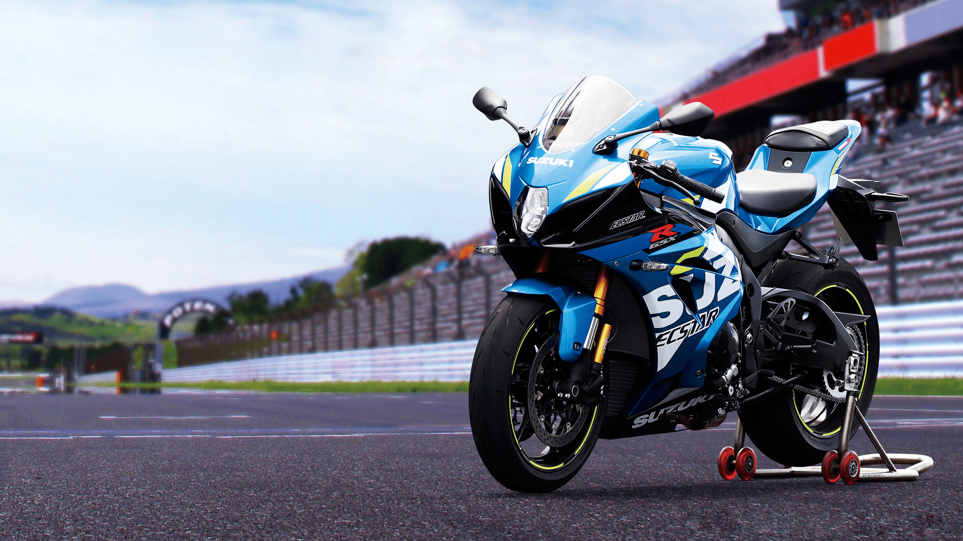 轮胎规格:前120 / 70zr17后190 / 50zr17 铃木在gsx r1000r上倾注了