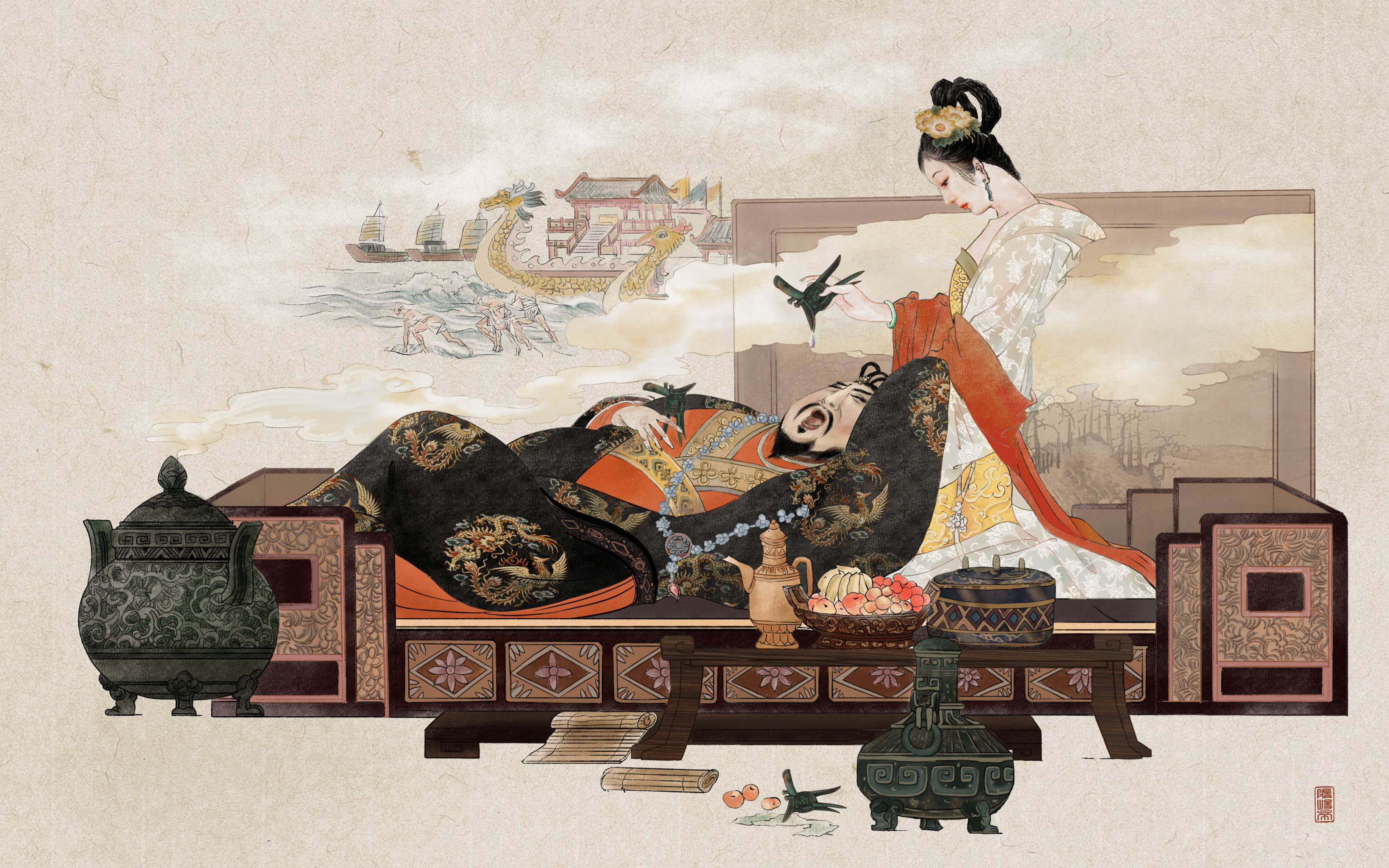 隋朝的覆灭的罪魁祸首加在一代国王身上的多样标签