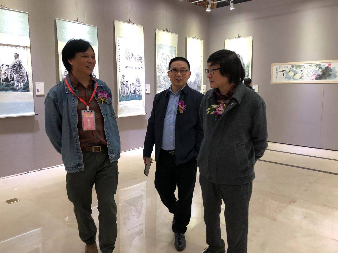 图说:"蜀山彩云悠"中国当代书画名家邀请展_著名画家