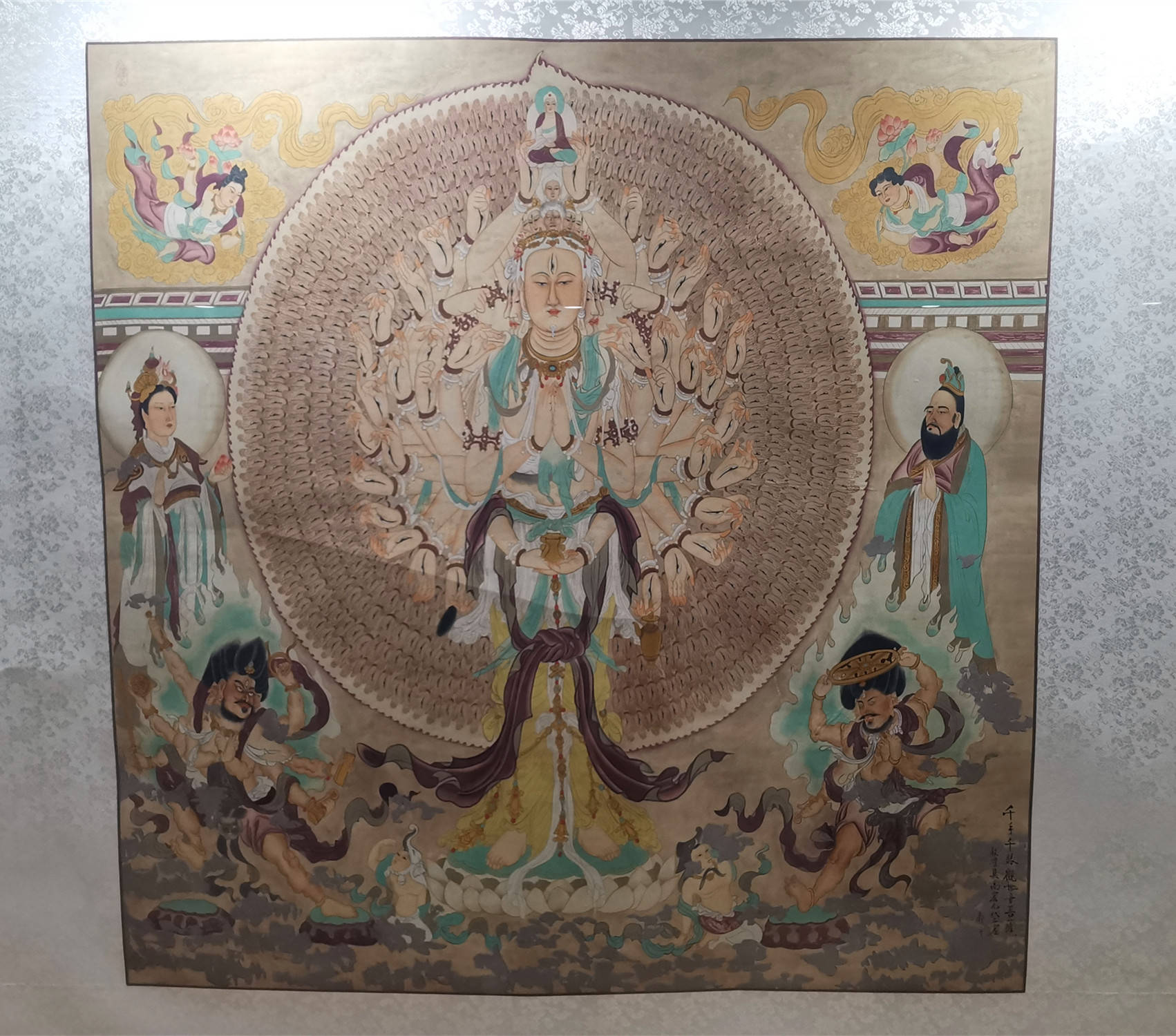 名家名作丨敦煌壁画临摹大家郭平9幅臻品于甘肃文源艺术馆展出