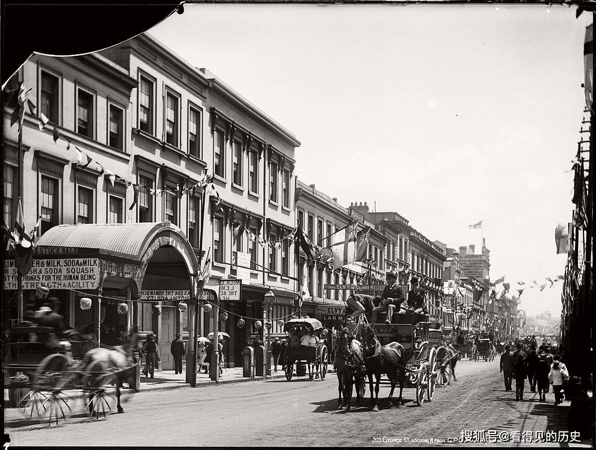 原创老照片二十世纪初的澳大利亚悉尼就已经发展得很不错了