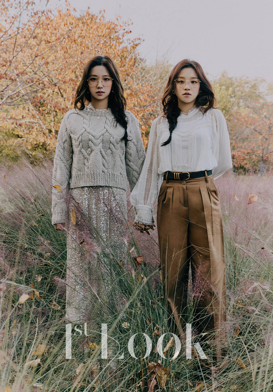 (g)i-dle宋雨琦×宇宙少女夏天 时尚画报公开变身秋日精灵_挚友