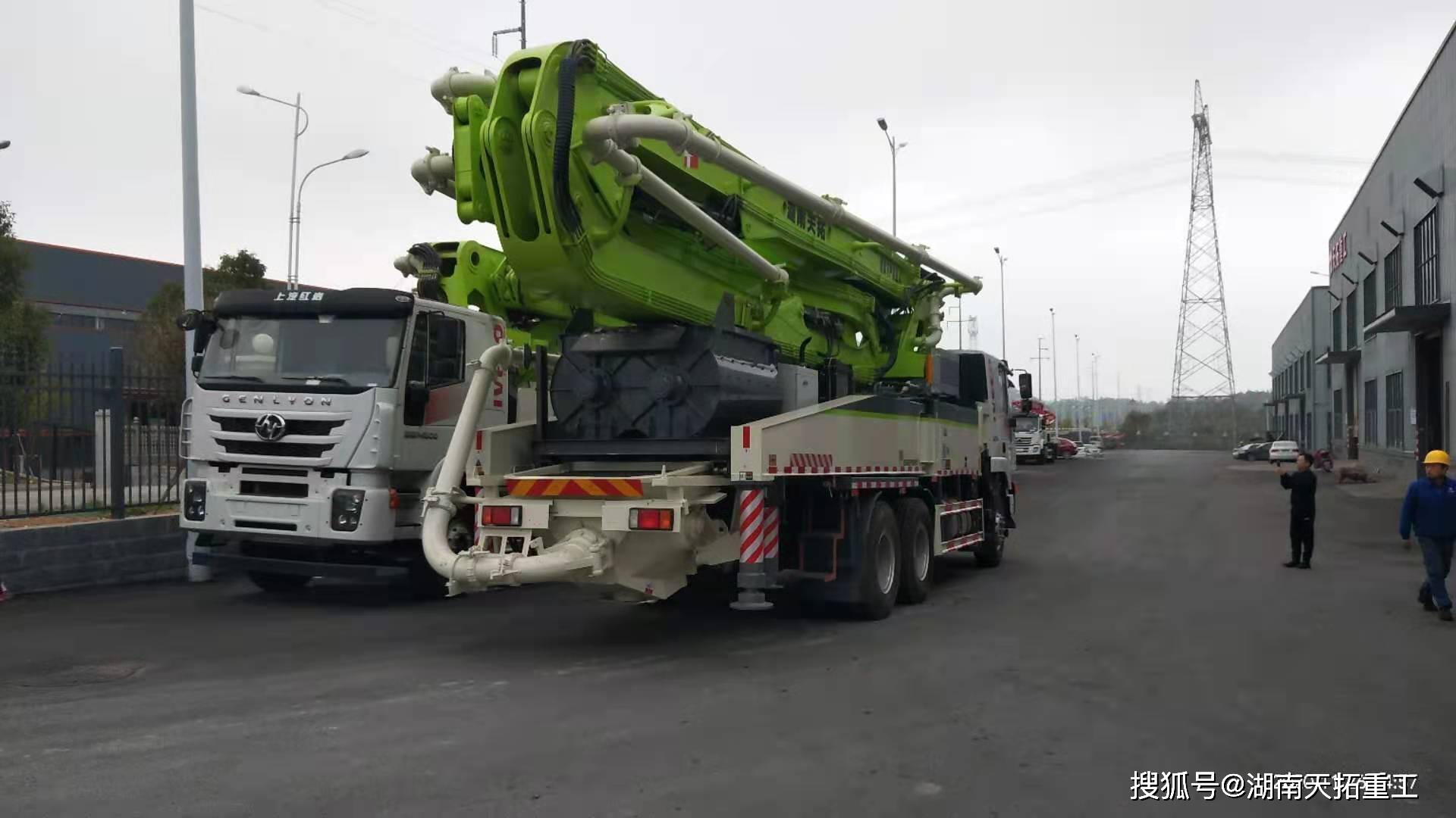 45米搅拌泵车,搅拌天泵一体机