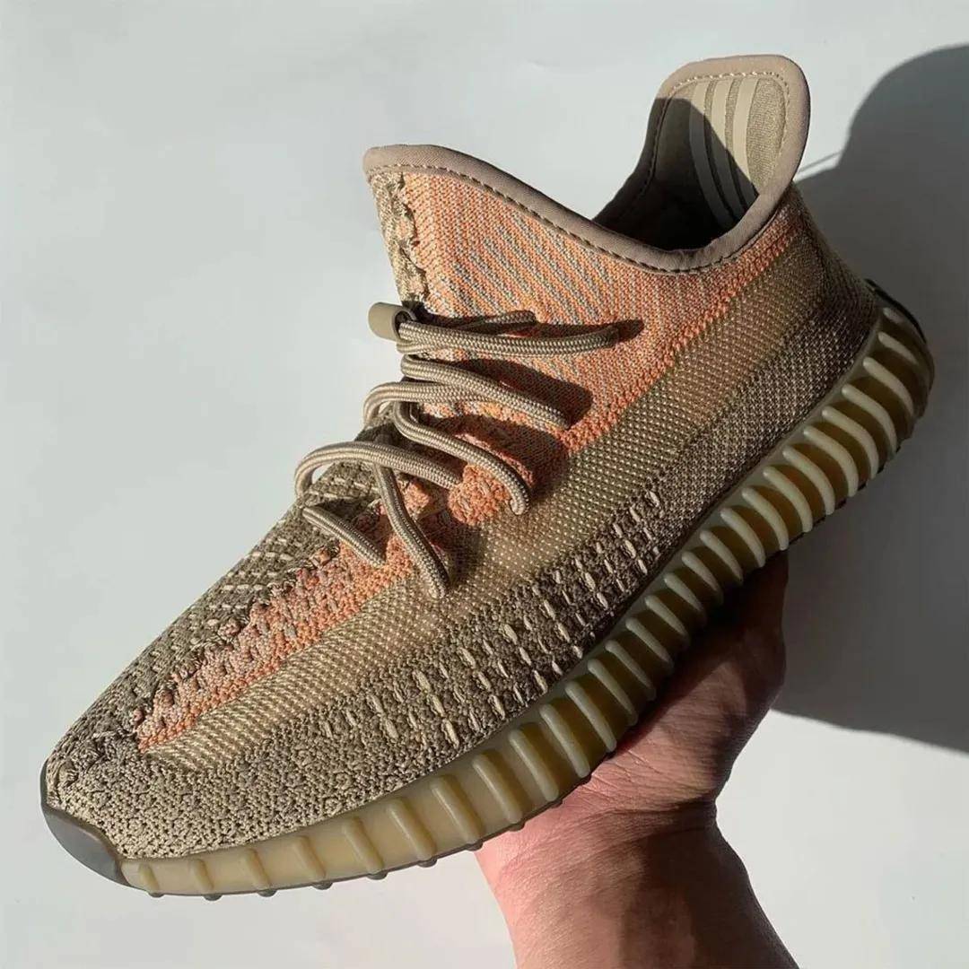 原创升级版 "美限" 配色! yeezy 350v2 "脏橘" 细节曝光!