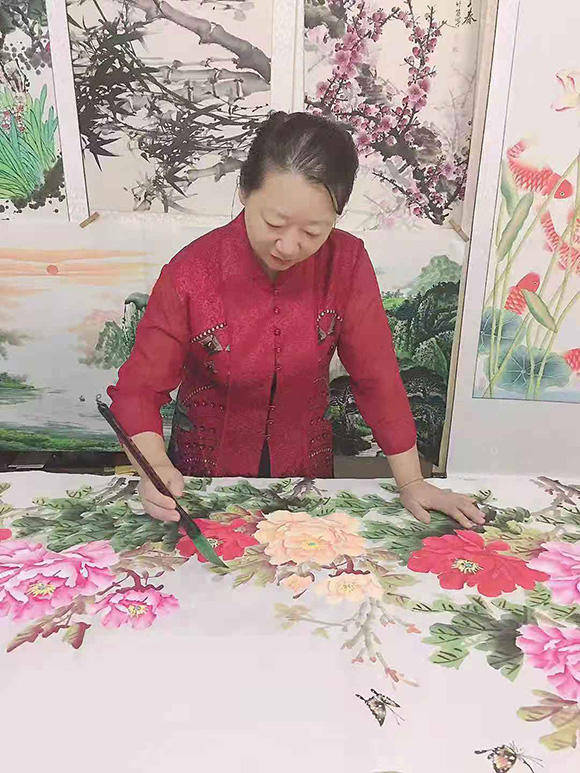 河南洛阳女画家排名图片