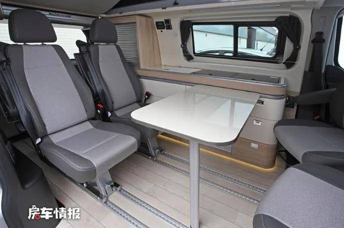 2021款福特途睿歐房車發佈,車長不到5米住4人,能裝電動車