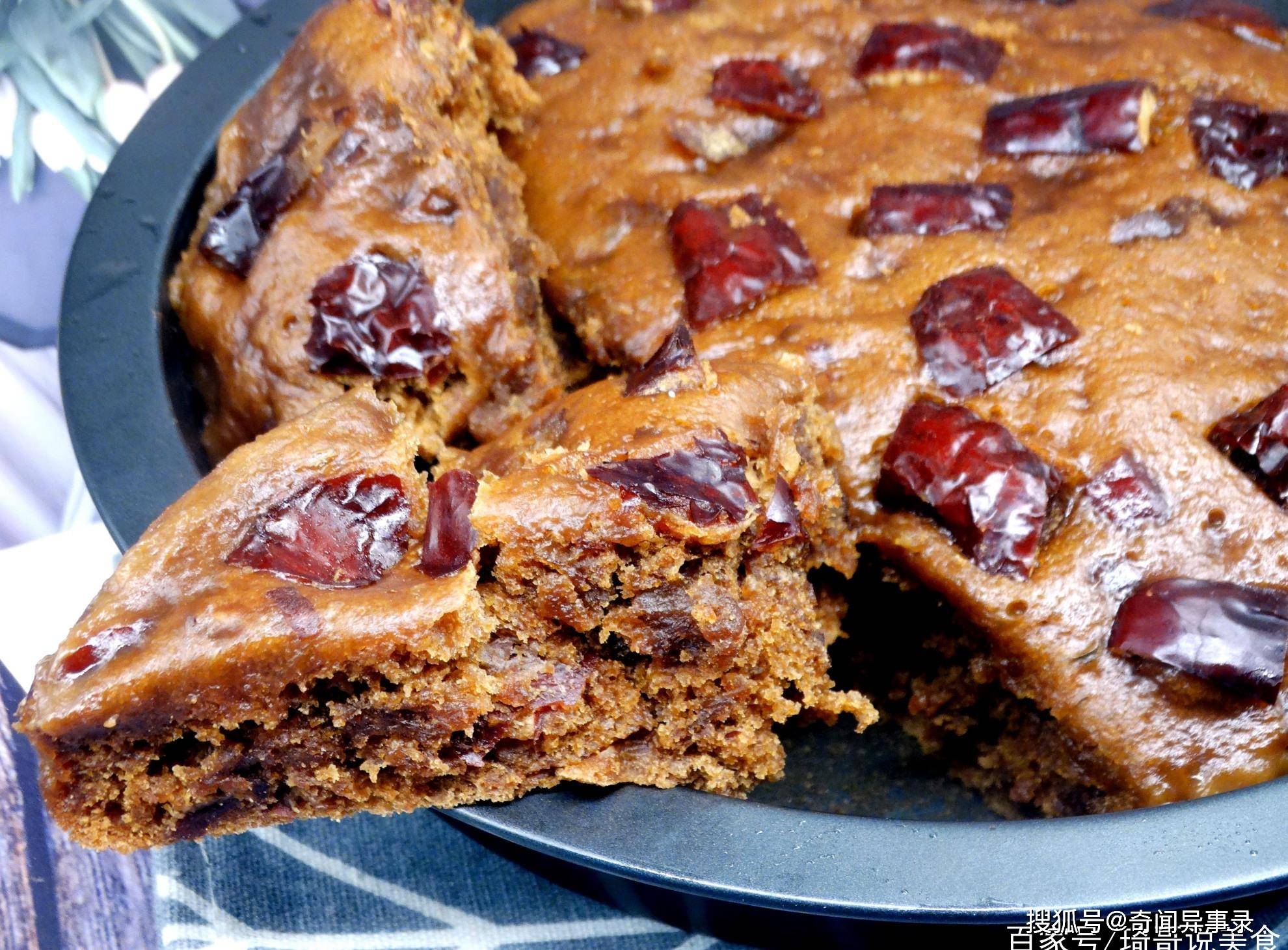 不沾手揉面,不用烤箱,宅家轻松做枣糕,3元成本,零厨艺没问题