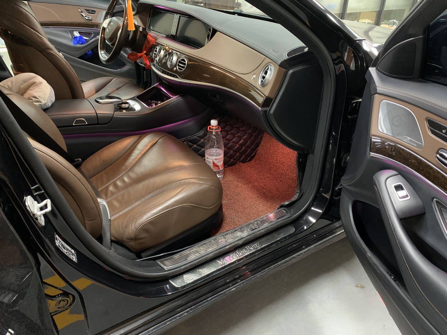 14款奔驰s320改装后排电动座椅 无钥匙进入 20款奔驰s450升级行政马鞍