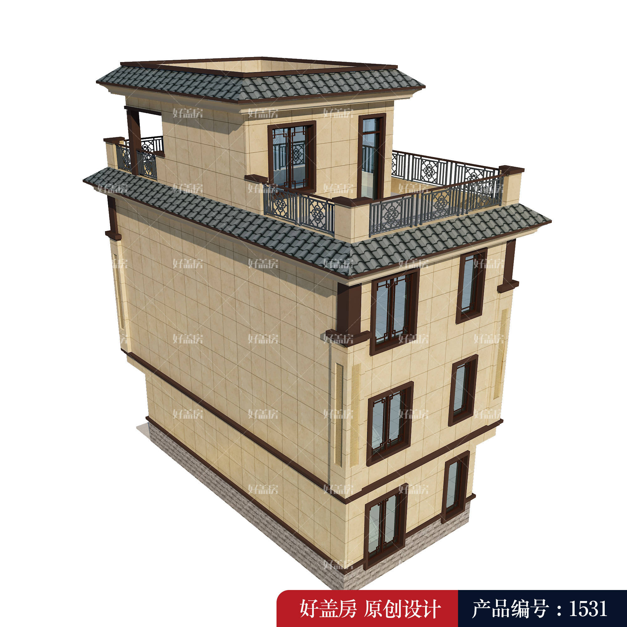 4米宽15米长建房设计图