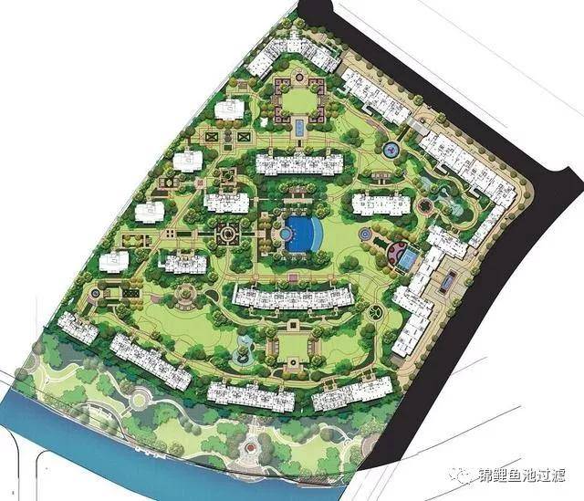 景观设计中的对称美 | 杭州融创河滨之城(二期)