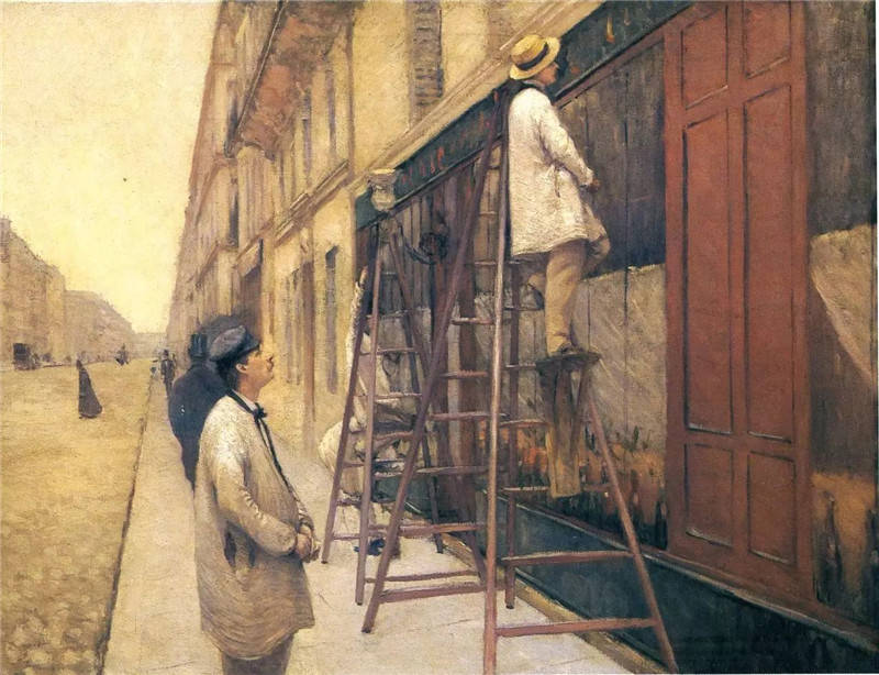 法国印象派画家卡耶博特油画作品解析欣赏