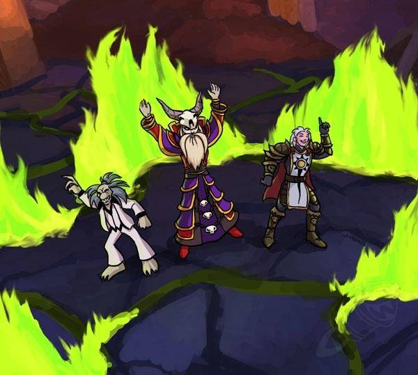 感受跳舞男的恐怖,《魔兽世界》naxx副本希尔盖攻略