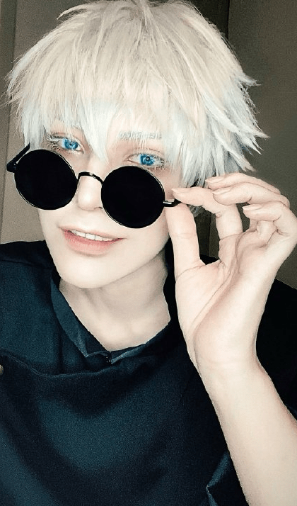 咒术回战cosplay,疯批美人五条悟成热门,网友表示绝了_手机搜狐网