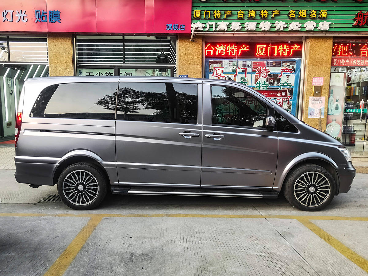 奔驰唯雅诺车身改色电光碳灰 rg瑞集改色膜厦门湖里_搜狐汽车_搜狐网