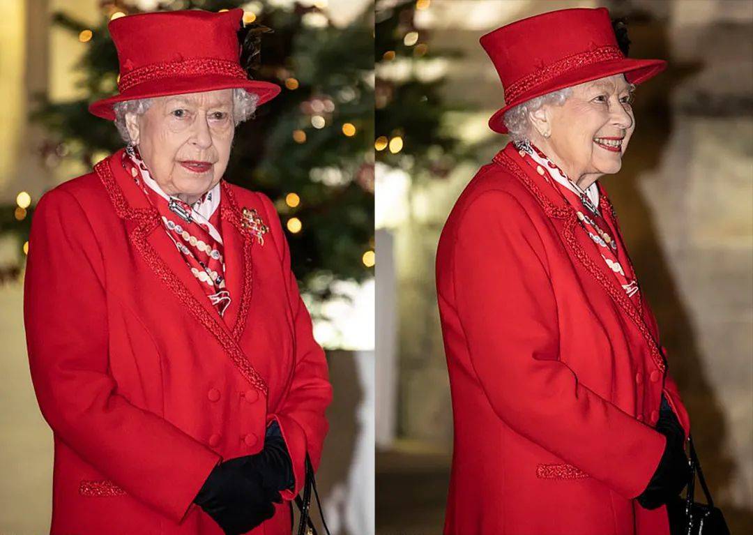 94岁英女王穿红衣亮相,与孙媳凯特聊得火热,卡米拉无人搭理受冷_手机
