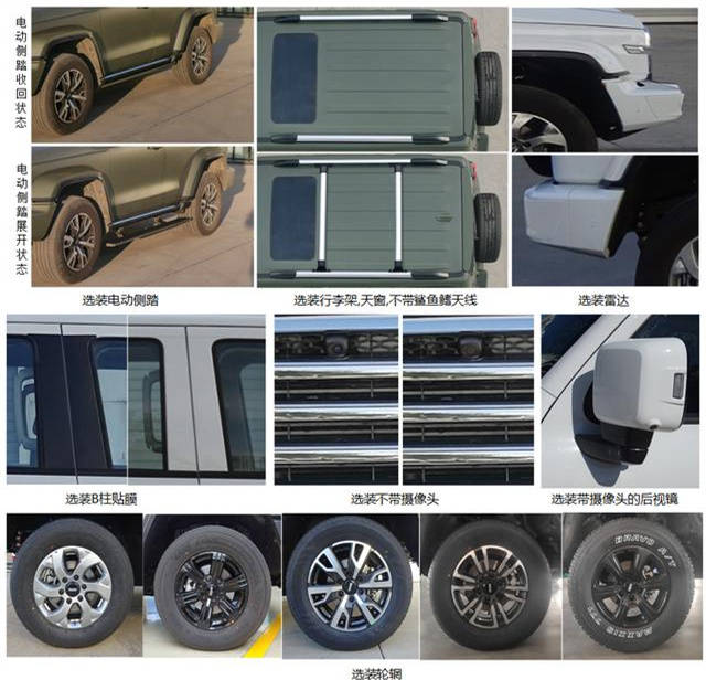 坦克300城市版申报tod四驱外挂备胎还有一堆选装配置