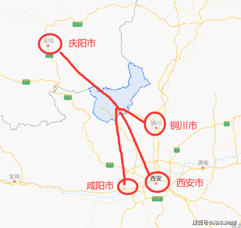 原创陕西省咸阳市的这个县境内有大块的平原县城却建在山沟中