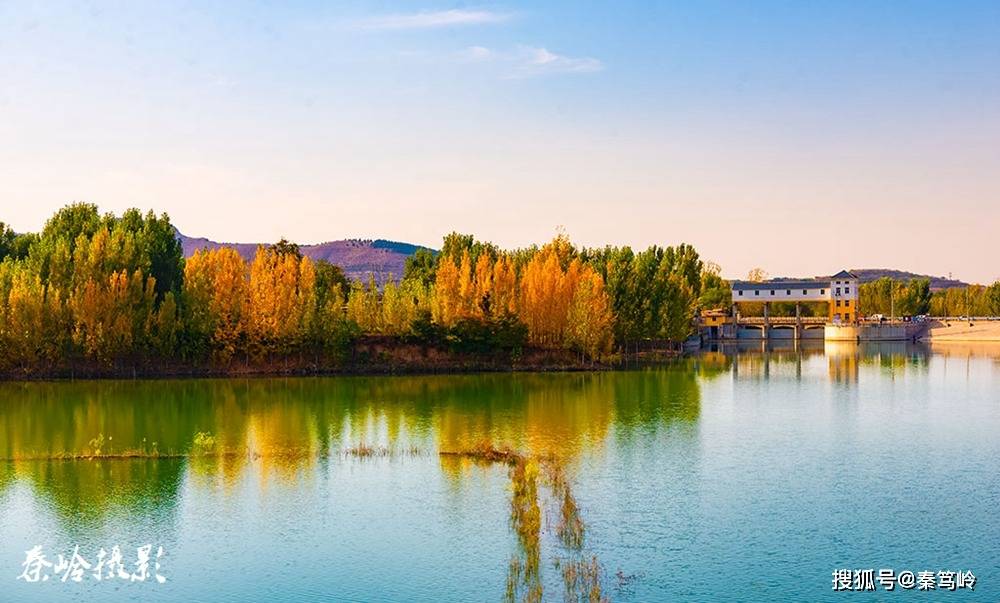 济南平阴浪溪河一袭最美秋色