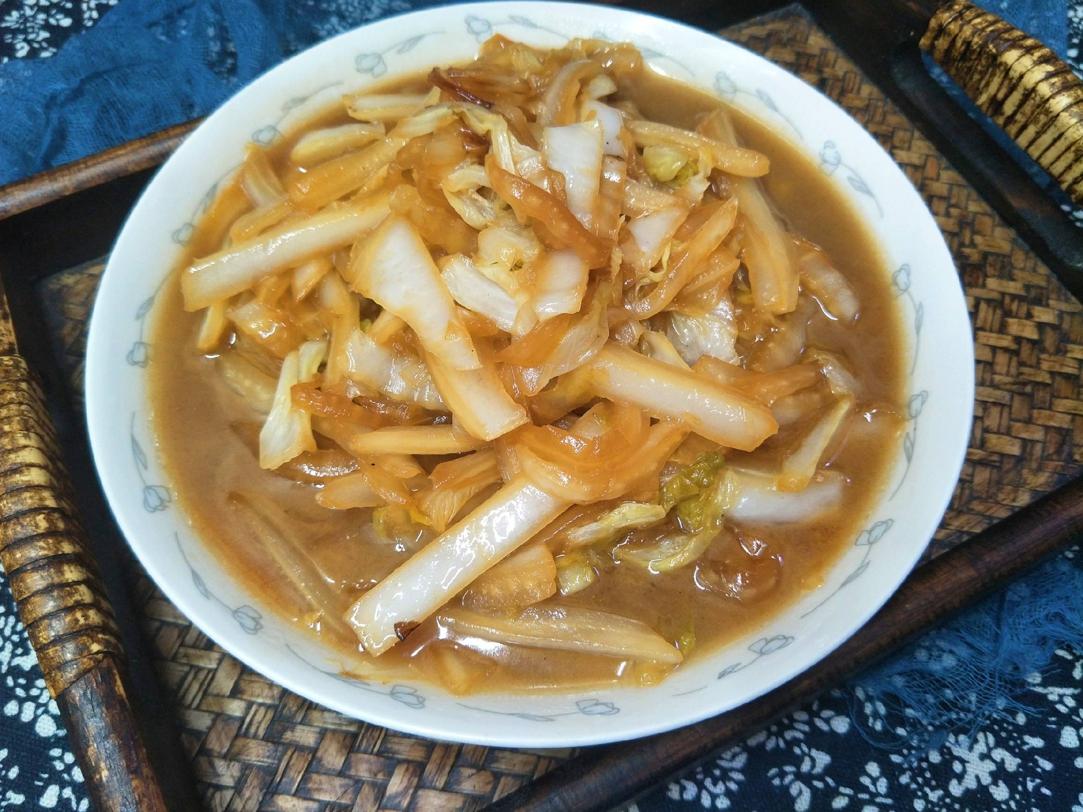 炒醋溜白菜时记住3种调料顺序白菜清脆爽口提味好吃