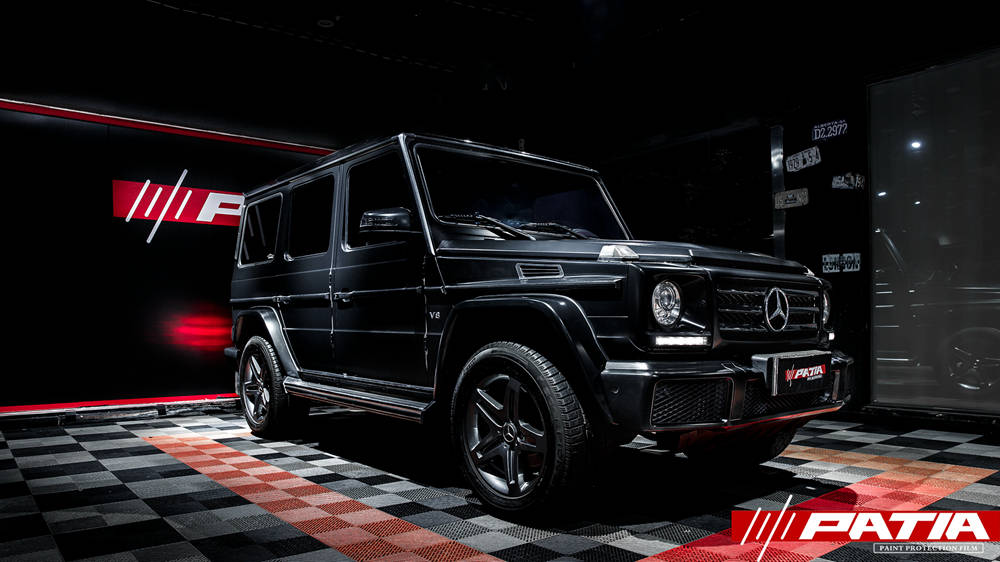 黑武士车膜,什么样的车才能被称为黑武士,奔驰g500算一个,奔驰改色