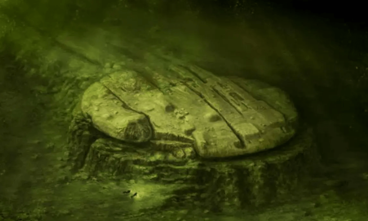 是冰河时期的时候,波罗的海海底的一个变化,当冰川发生运动之后形成的