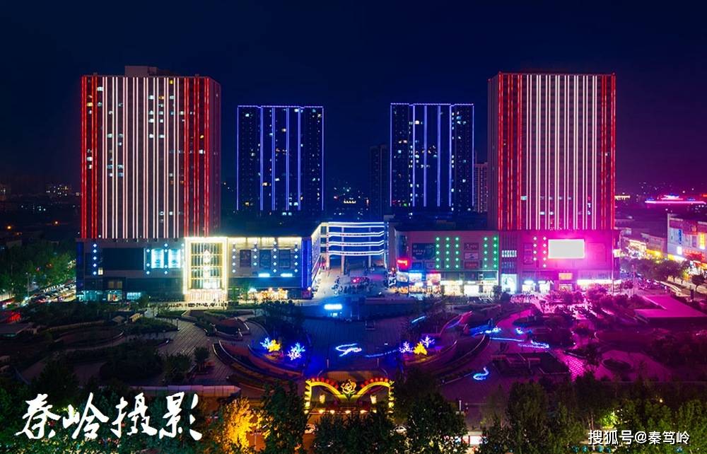 华灯初上,玫城夜色如诗如画_平阴县